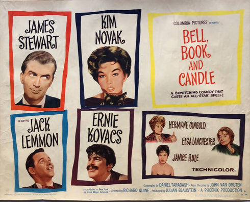 bell, book, and candle version a 1958 display sheet